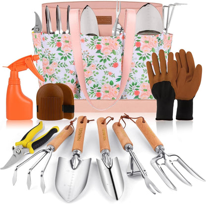 Gardening Tools - 10 Pcs Garden Tool Set Heavy Duty Stainless Steel Garden Supplies 