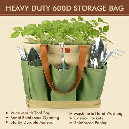 Gardening Tools - 10 Pcs Garden Tool Set Heavy Duty Stainless Steel Garden Supplies 
