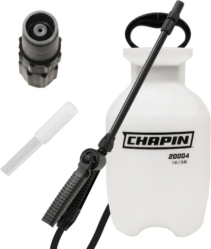 20000 Made in USA 1 -Gallon Lawn and Garden Pump Pressured Sprayer, Garden Watering, Translucent White